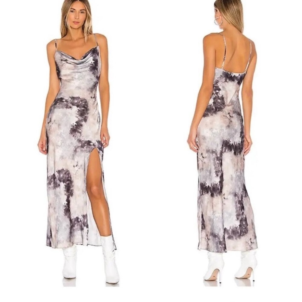 Superdown Krystal slit maxi dress size XS